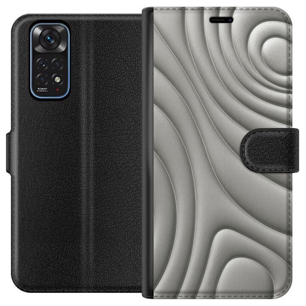 Xiaomi Redmi Note 11 Tegnebogsetui Sølvbølger