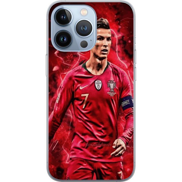 Apple iPhone 13 Pro Läpinäkyvä kuori Ronaldon Taidot - CR7 Suunnittelu Aidolle Kannattajalle