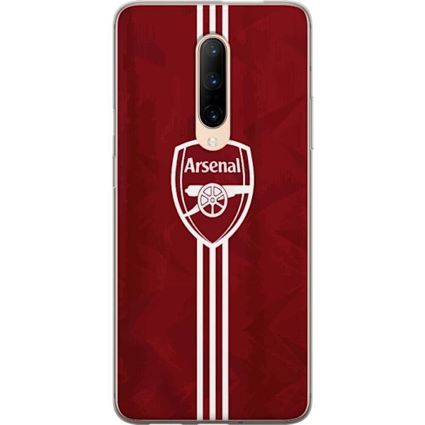OnePlus 7 Pro Läpinäkyvä kuori Arsenal Emblem Jalkapallo Premier League Seuravaakuna Punainen Valkoinen Ikoninen Fanit Lontoo Urheilu Motiivi