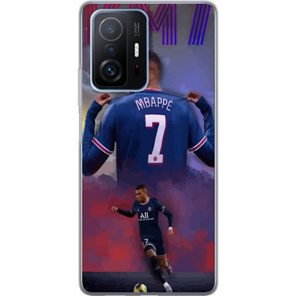 Xiaomi 11T Gennemsigtig cover MAP Fodbold Design Grafisk Mønster Moderne Sportsmotiv Trend Fodbold Populær Grafisk Stil Motiv