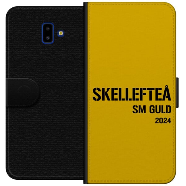 Samsung Galaxy J6+ Plånboksfodral Skellefteå SM GULD