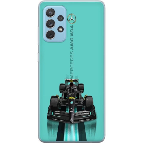 Samsung Galaxy A52 5G Läpinäkyvä kuori Mercedes F1