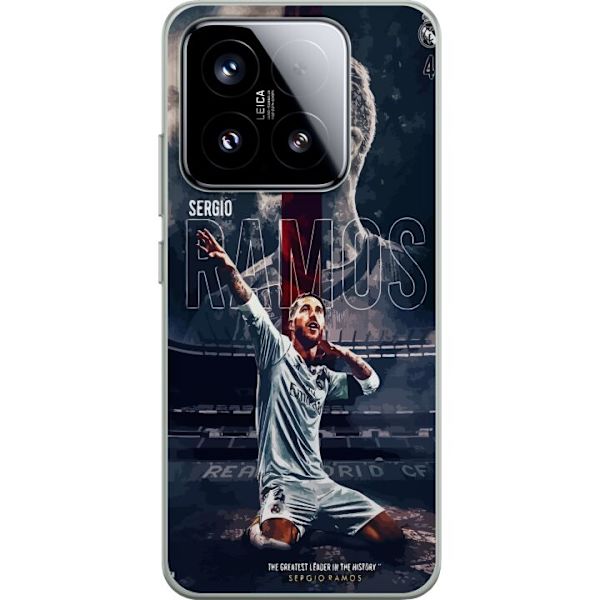 Xiaomi 15 Läpinäkyvä kuori Ramos Jalkapallolegenda Motiivi Pelaaja Real Madrid Espanja Takaisin Ikoni Nimi Jalkapallotähti Urheilu