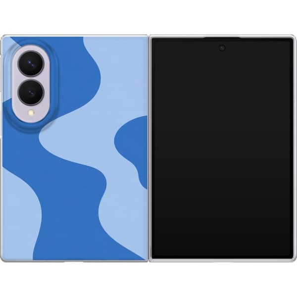 Kompatibelt Mobildeksel til Samsung Galaxy Z Fold8 Blå bølger blå