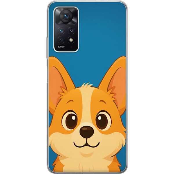 Xiaomi Redmi Note 11 Pro 5G Läpinäkyvä kuori Hello Corgi