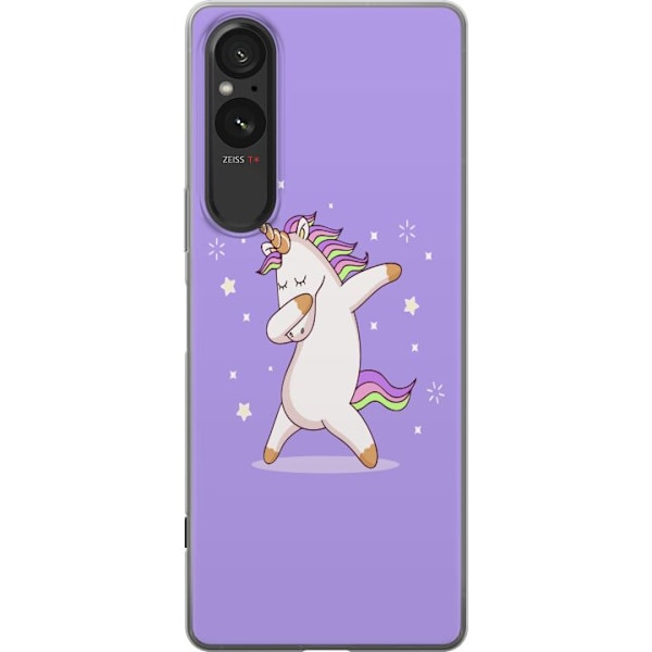 Sony Xperia 5 V Genomskinligt Skal Unicorn Dab