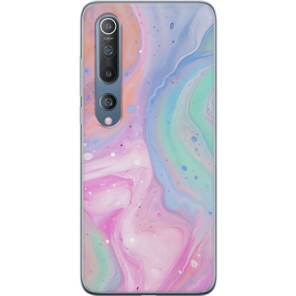 Xiaomi Mi 10 5G Läpinäkyvä kuori Pastellimarmori