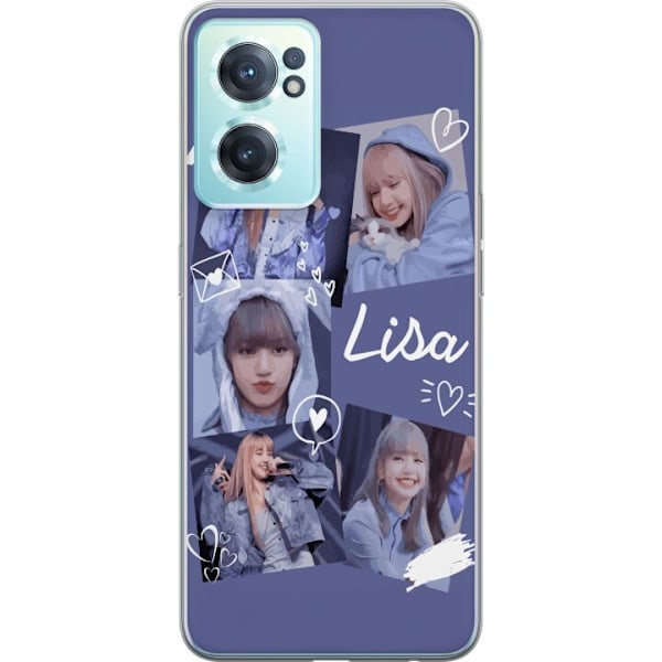 OnePlus Nord CE 2 5G Läpinäkyvä kuori Lisa Blackpink – Aesthetic K-pop Queen