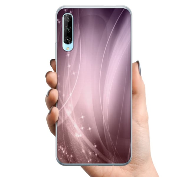 Huawei P smart Pro 2019 TPU Mobildeksel Lavendel Støv