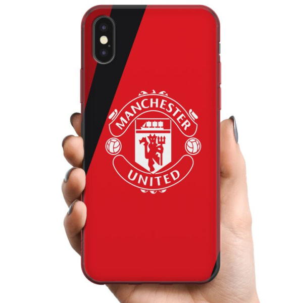 Apple iPhone X TPU Matkapuhelimen kuori Manchester United FC