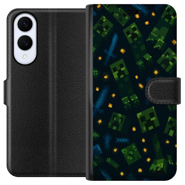 Samsung Galaxy S25 Edge Lompakkokotelo Minecraft Dungeons Mob