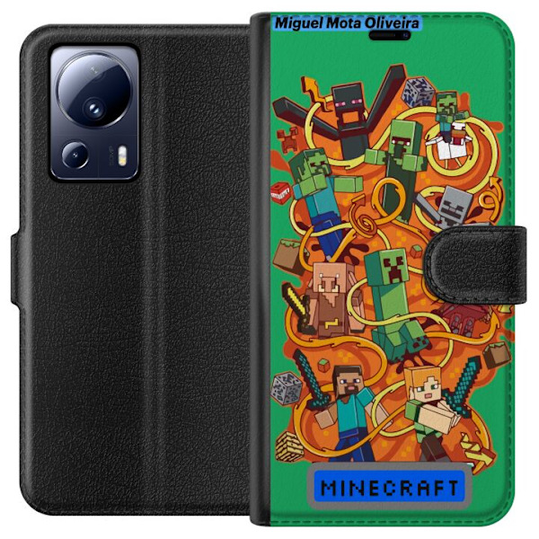 Xiaomi 13 Lite Tegnebogsetui Minecraft