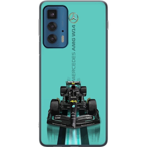 Motorola Edge 20 Pro Läpinäkyvä kuori Mercedes F1