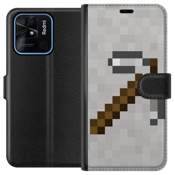 Xiaomi Redmi 10C Tegnebogsetui Minecraft Værktøjer