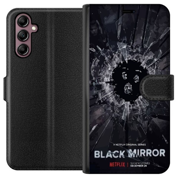 Samsung Galaxy A14 5G Lompakkokotelo Black Mirror Sci-Fi Netfl