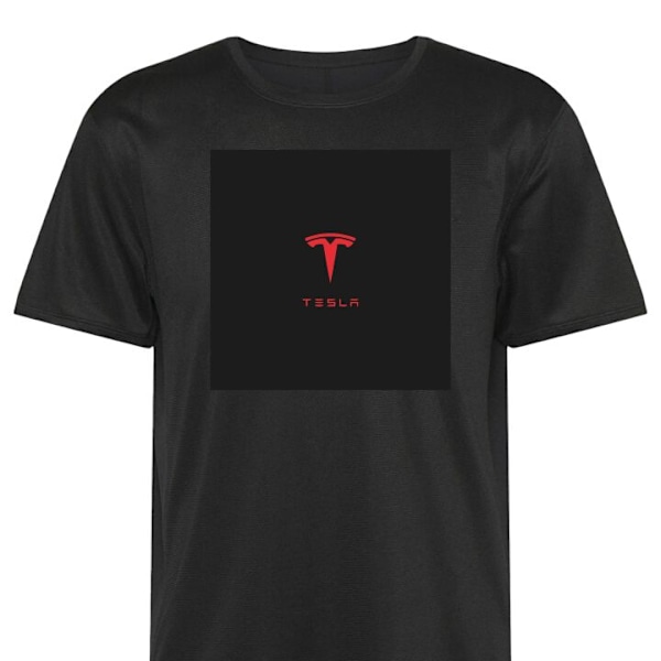 Trænings T-shirt | Sport T-shirt til Voksen Tesla sort X-Large