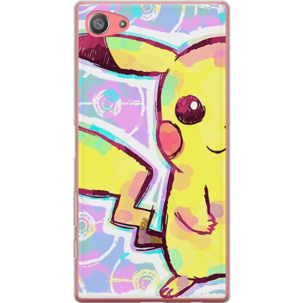 Sony Xperia Z5 Compact Gennemsigtig cover Pikachu 3D
