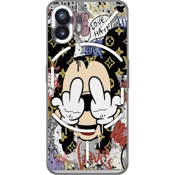 Nothing Phone (2) Genomskinligt Skal Mickey Mouse