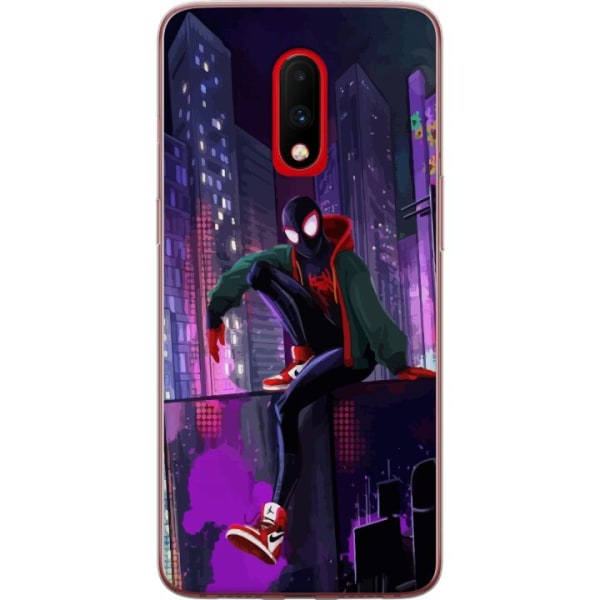 OnePlus 7 Gennemsigtig cover Fortnite - Spider-Man