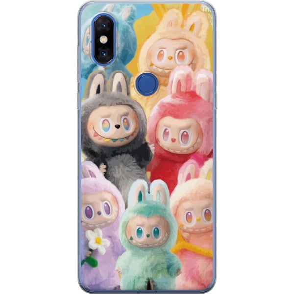 Xiaomi Mi Mix 3 Genomskinligt Skal Labubu Sketch Style – Han