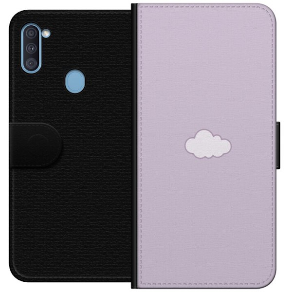 Samsung Galaxy A11 Tegnebogsetui Lilla Sky - minimalistisk sky