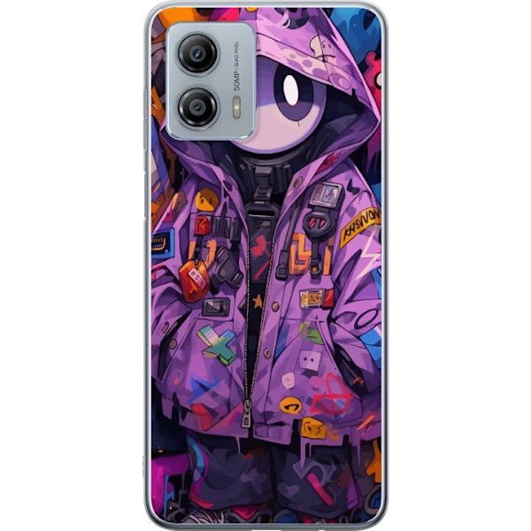 Motorola Moto G53 Läpinäkyvä kuori Anime