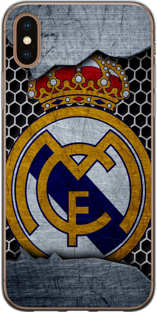 Kompatibelt Mobildeksel til Apple iPhone XS Real Madrid CF