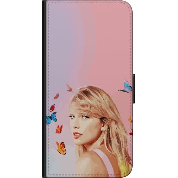 Kompatibel Tegnebogsetui til Samsung Galaxy A20s Taylor Swift Sommerfugle
