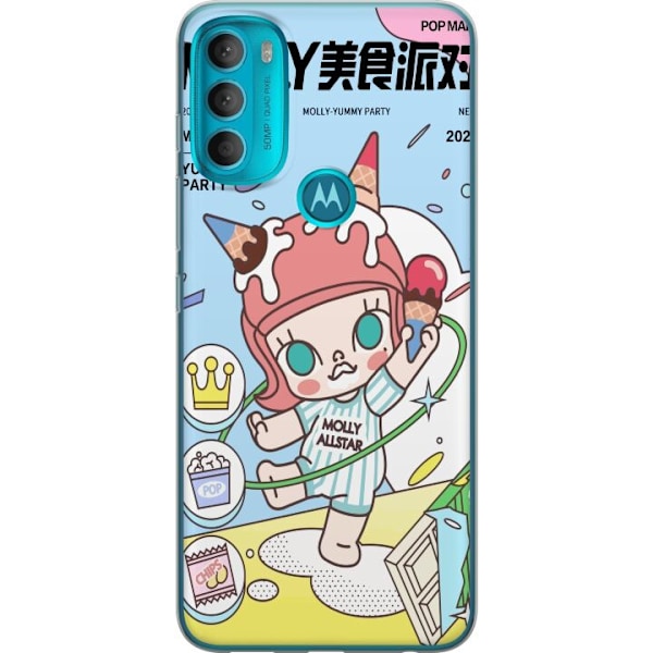 Motorola Moto G71 5G Genomskinligt Skal Molly | POP MART