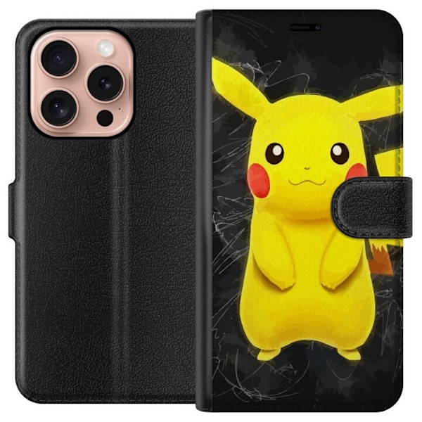 Apple iPhone 16 Pro Tegnebogsetui Pokemon