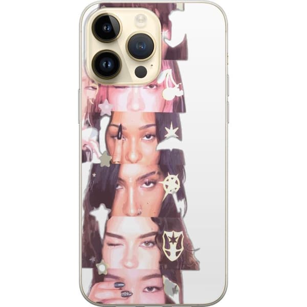 Kompatibel Mobilcover til Apple iPhone 15 Pro Max KATSEYE hvid