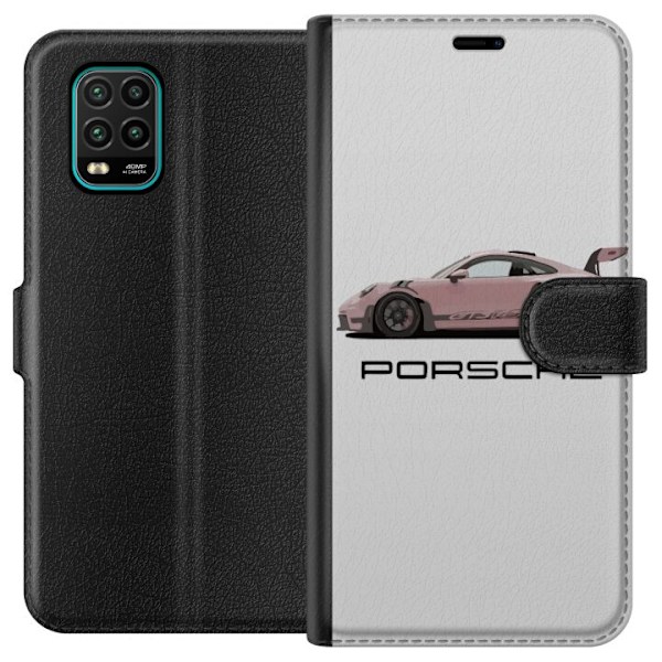 Xiaomi Mi 10 Lite 5G Tegnebogsetui Porsche 911 Pink