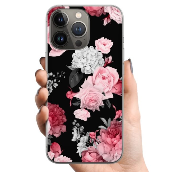 Apple iPhone 13 Pro TPU Mobildeksel Blomster