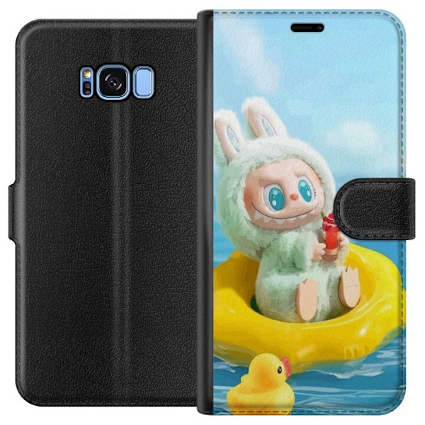 Samsung Galaxy S8 Tegnebogsetui Labubu Stripe Attack - Striber
