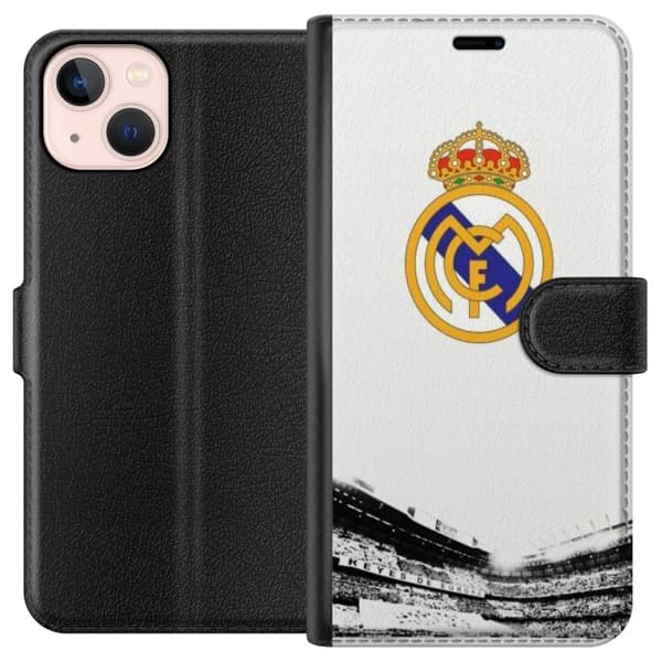 Kompatibelt Lommeboketui til Apple iPhone 13 Real Madrid CF