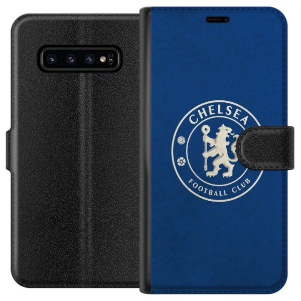 Samsung Galaxy S10 Lommeboketui Chelsea Fotball Klubb