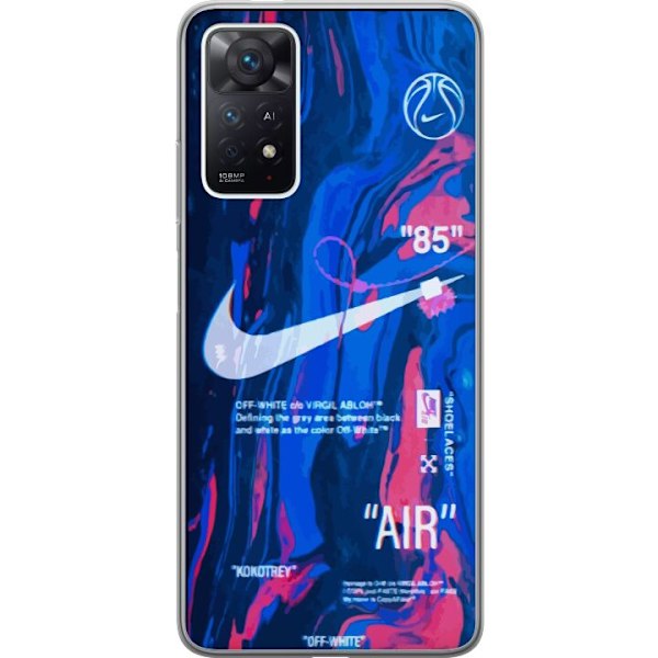 Xiaomi Redmi Note 11 Pro Läpinäkyvä kuori Nike