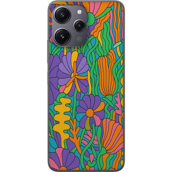 Xiaomi Redmi 12 Gjennomsiktig deksel Color Pop