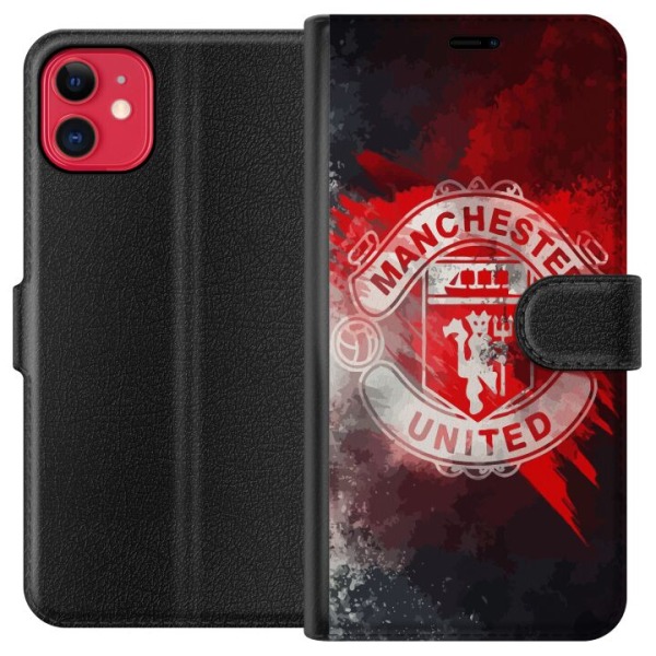 Apple iPhone 11 Lompakkokotelo Manchester United