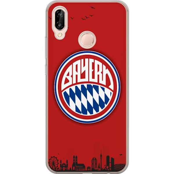 Huawei P20 lite Läpinäkyvä kuori FC Bayern München