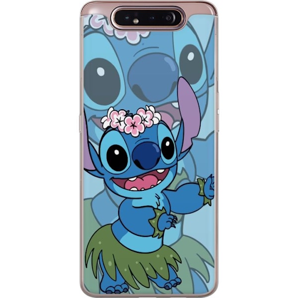 Samsung Galaxy A80 Genomskinligt Skal Stitch under Stjärnorna