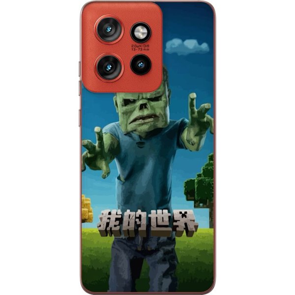 Motorola Edge 50 Neo Läpinäkyvä kuori A Minecraft Movie