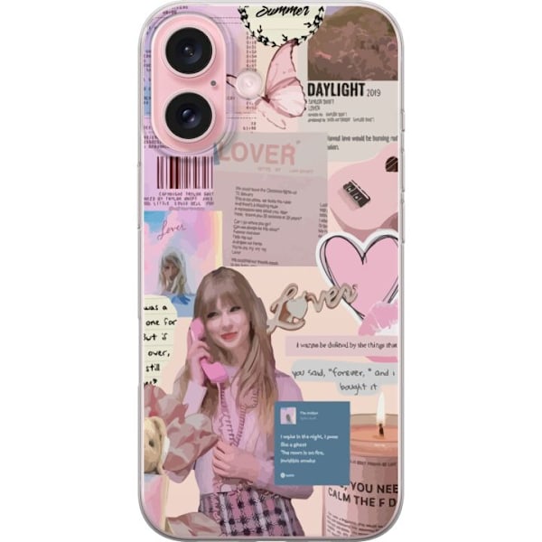 Apple iPhone 16 Gennemsigtig cover Taylor Swift