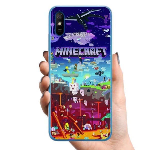 Xiaomi Redmi 9A TPU Mobilskal MineCraft