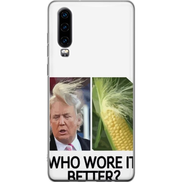 Huawei P30 Gennemsigtig cover Trump