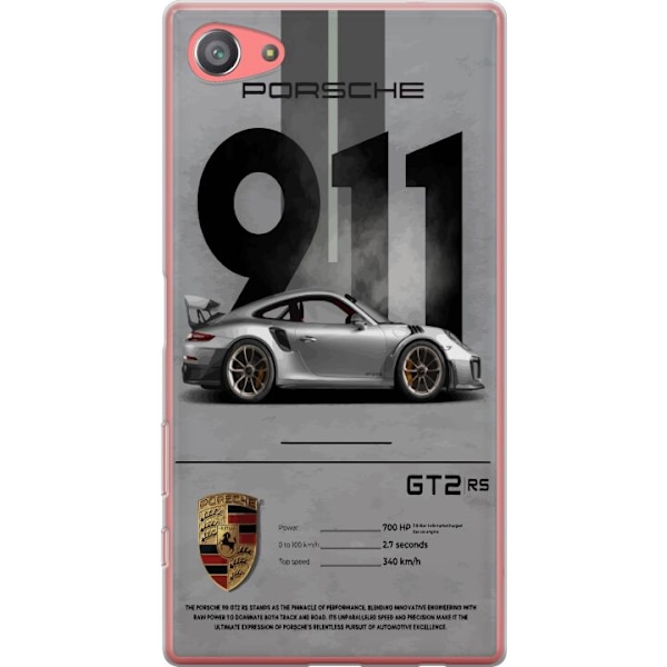 Sony Xperia Z5 Compact Genomskinligt Skal Porsche 911