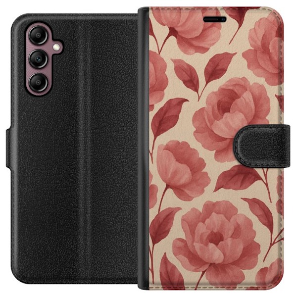 Samsung Galaxy A14 5G Plånboksfodral Rose Bloom