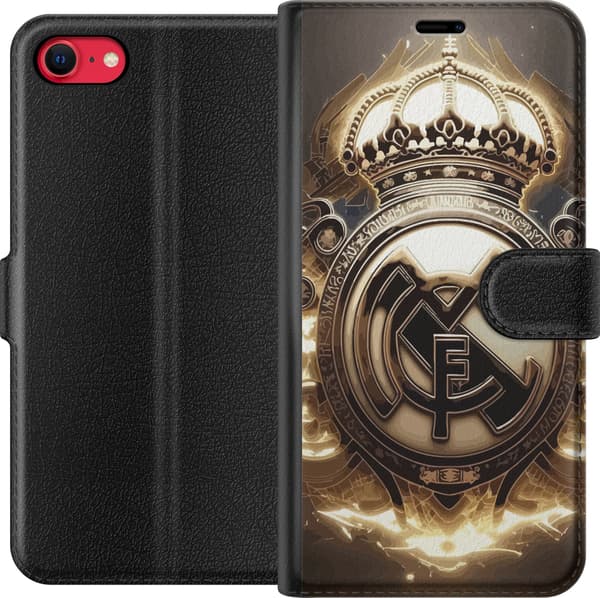 Kompatibel Tegnebogsetui til Apple iPhone 8 Real Madrid
