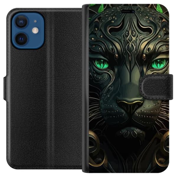 Kompatibelt Plånboksfodral till Apple iPhone 12 mini Panther