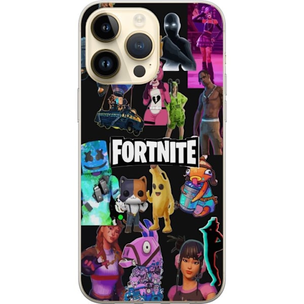 Apple iPhone 14 Pro Max Läpinäkyvä kuori Fortnite